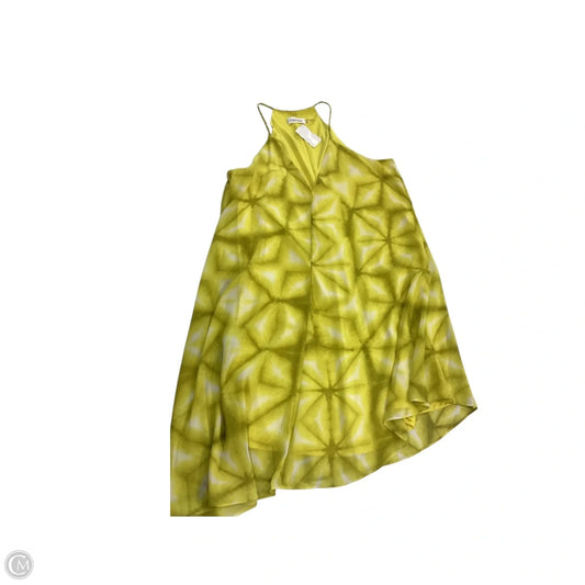 Dress Casual Short By Calvin Klein In Yellow, Size: 6p