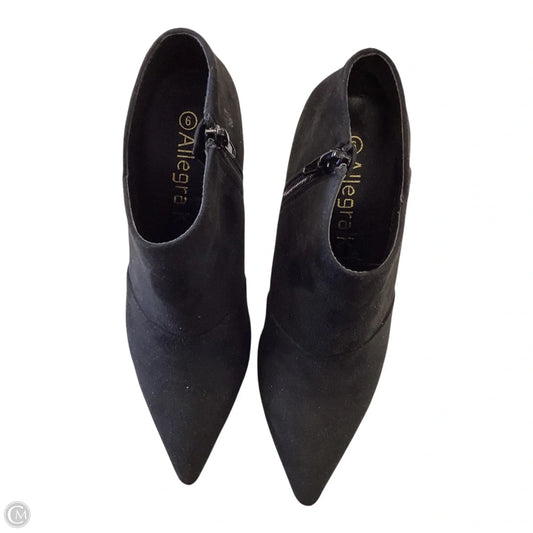 Boots Ankle Heels By Allegra K In Black, Size: 6