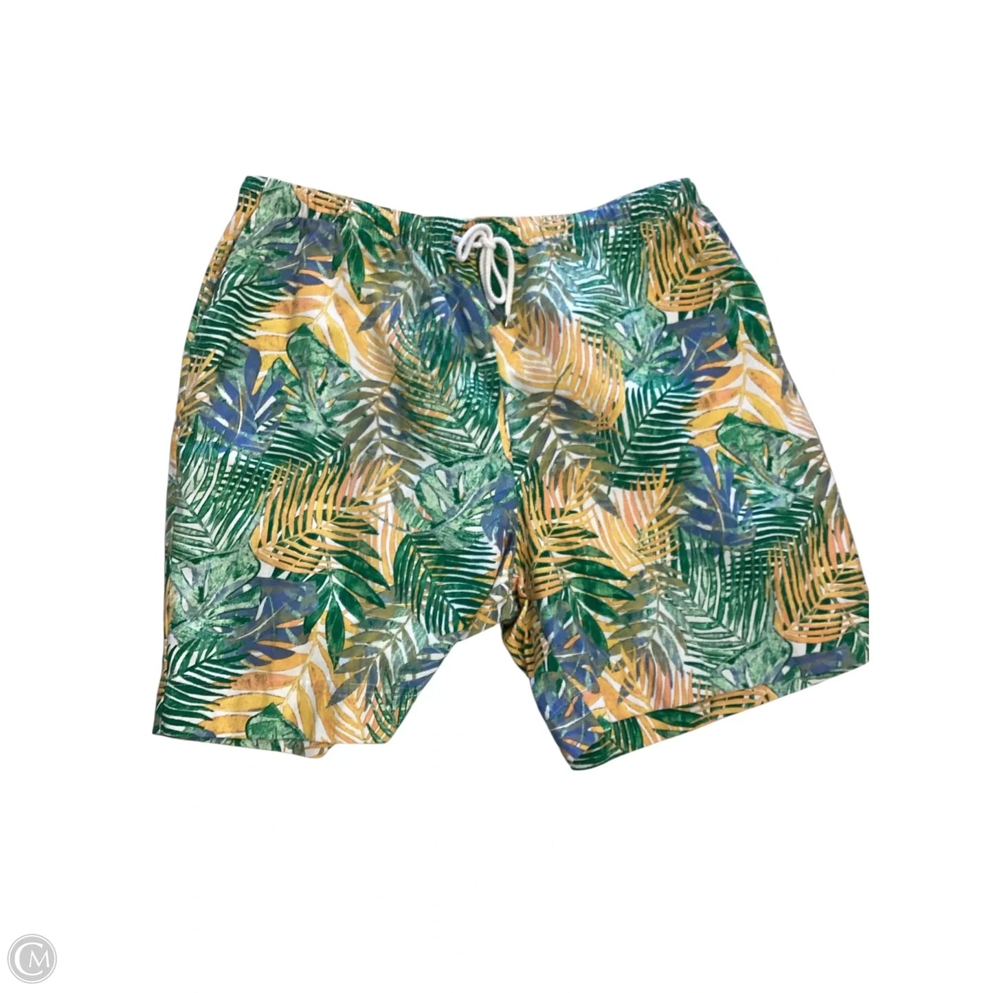 Shorts By Coral Bay In Tropical Print, Size: 1x