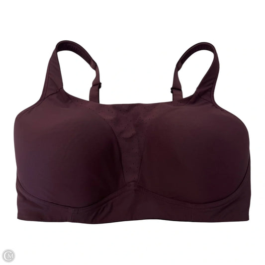 Athletic Bra By Lululemon In Maroon, Size: L