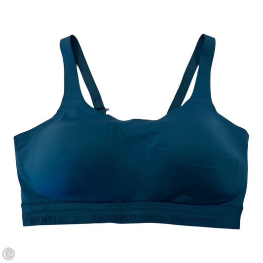 Athletic Bra By Lululemon In Teal, Size: L