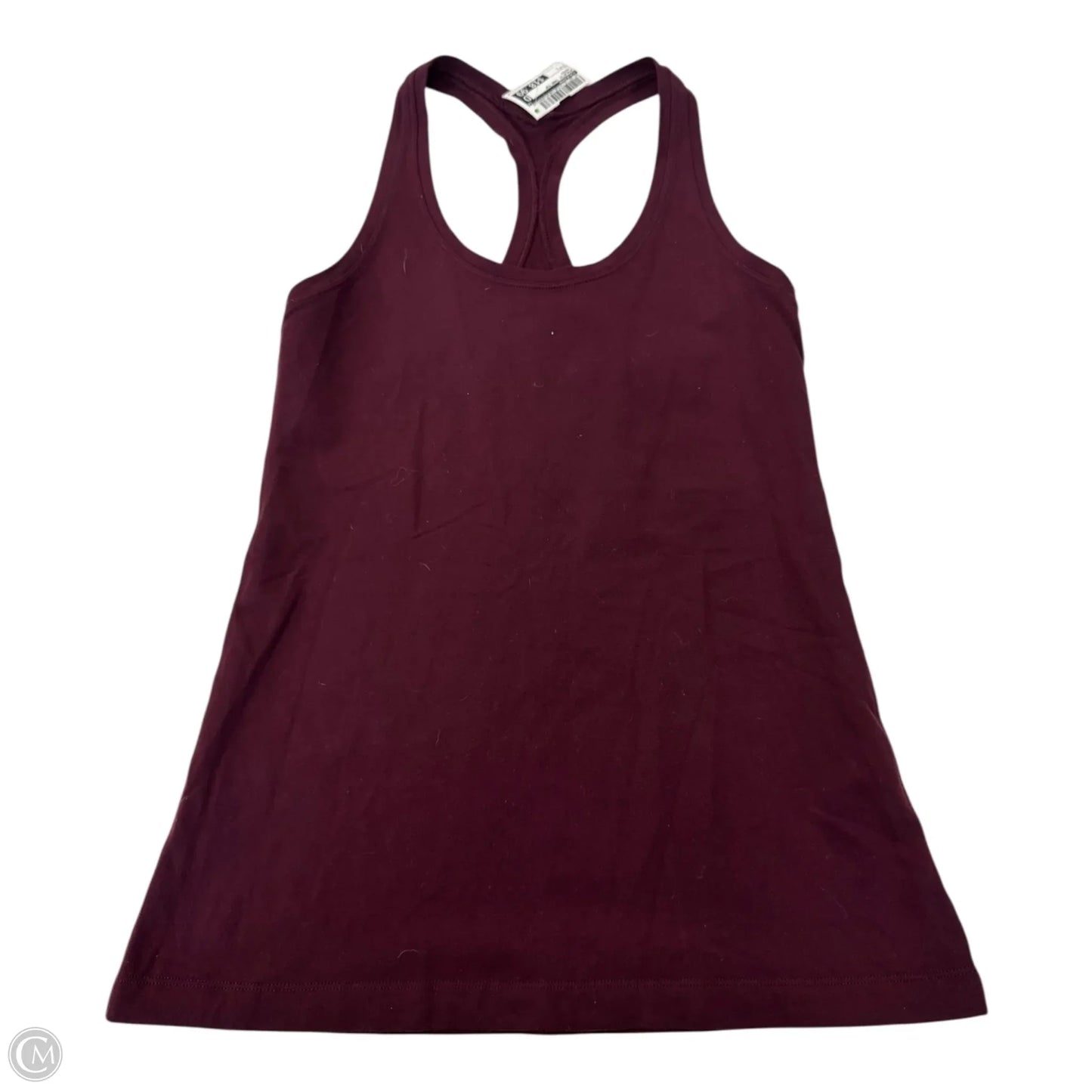 Athletic Tank Top By Lululemon In Maroon, Size: L