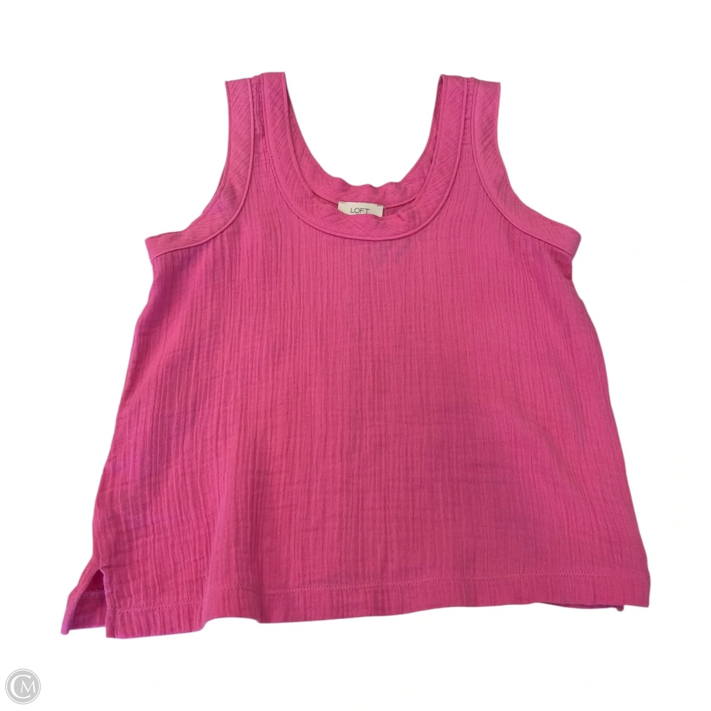 Top Sleeveless By Loft In Pink, Size: Xs