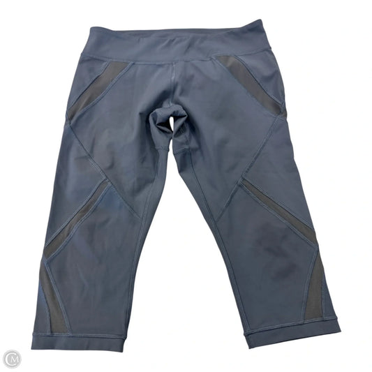 Athletic Capris By Lululemon In Blue, Size: 8