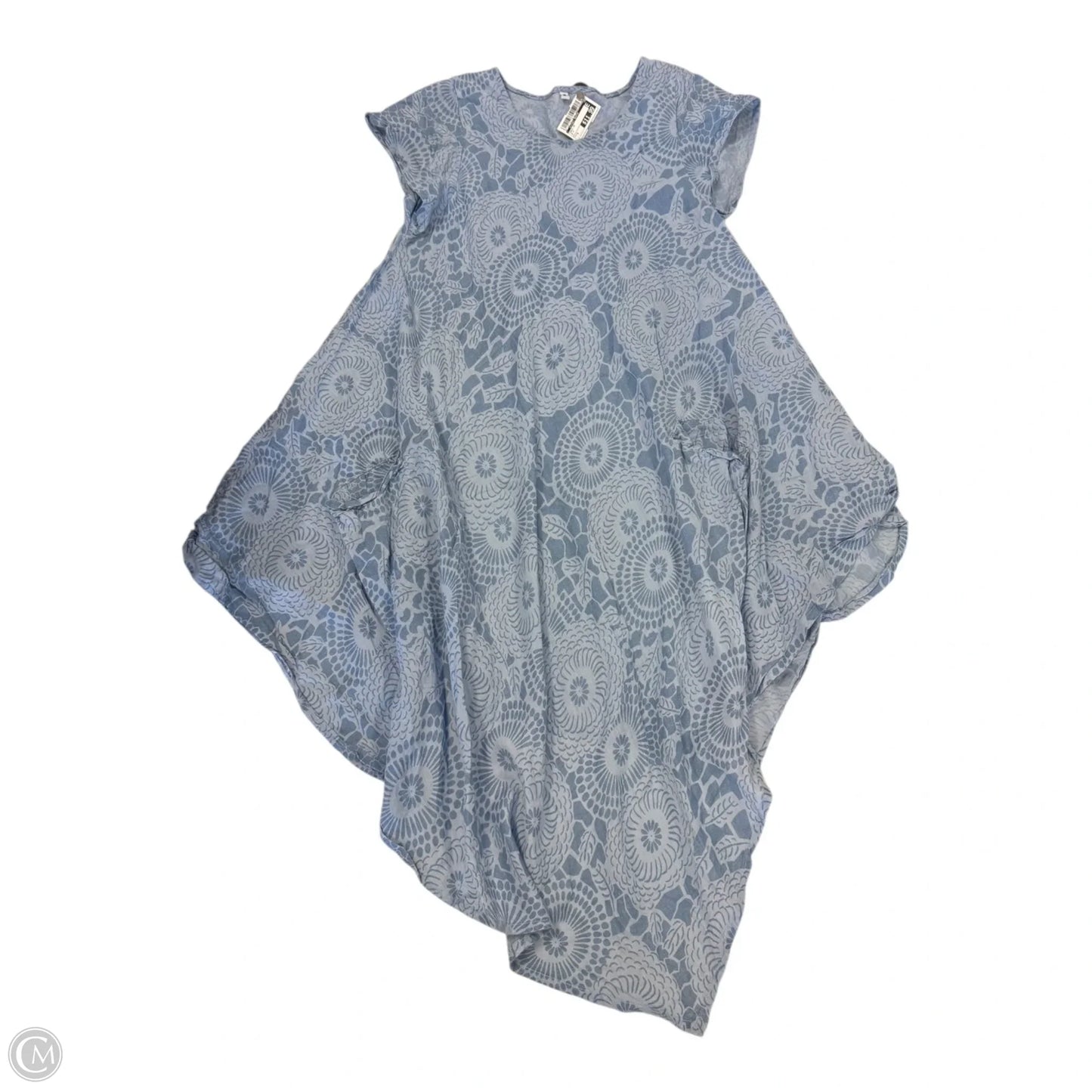 Tunic Short Sleeve By Clothes Mentor In Blue, Size: S