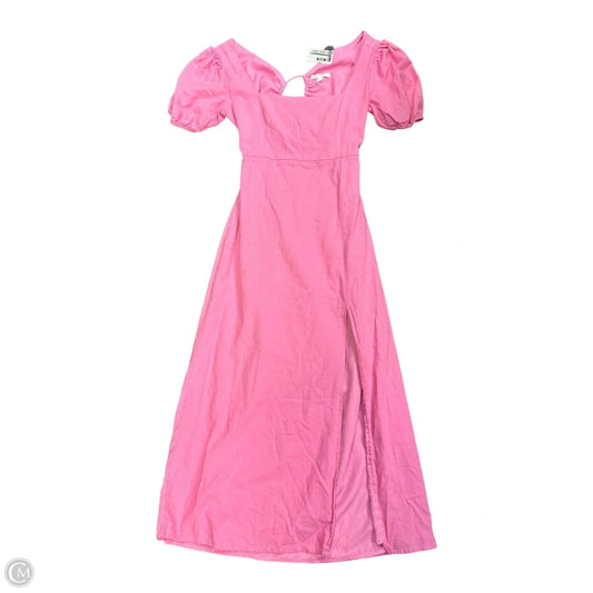 Dress Casual Maxi By Gb In Pink, Size: S
