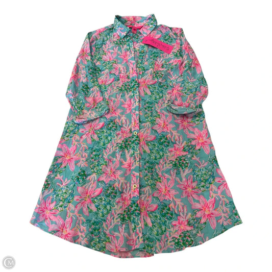 Swimwear Cover-up Designer By Lilly Pulitzer In Floral Print, Size: Xxs