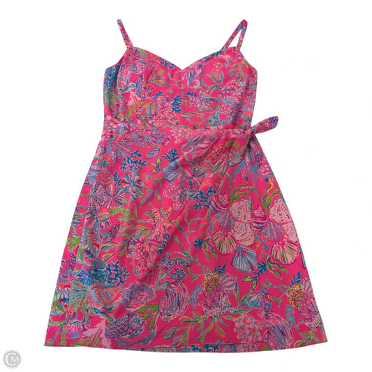 Dress Designer By Lilly Pulitzer In Tropical Print, Size: 12