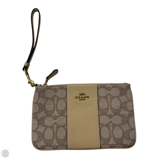Wristlet Designer By Coach, Size: Small