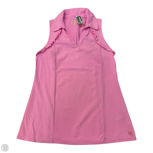 Top Sleeveless Designer By Lilly Pulitzer In Pink, Size: S