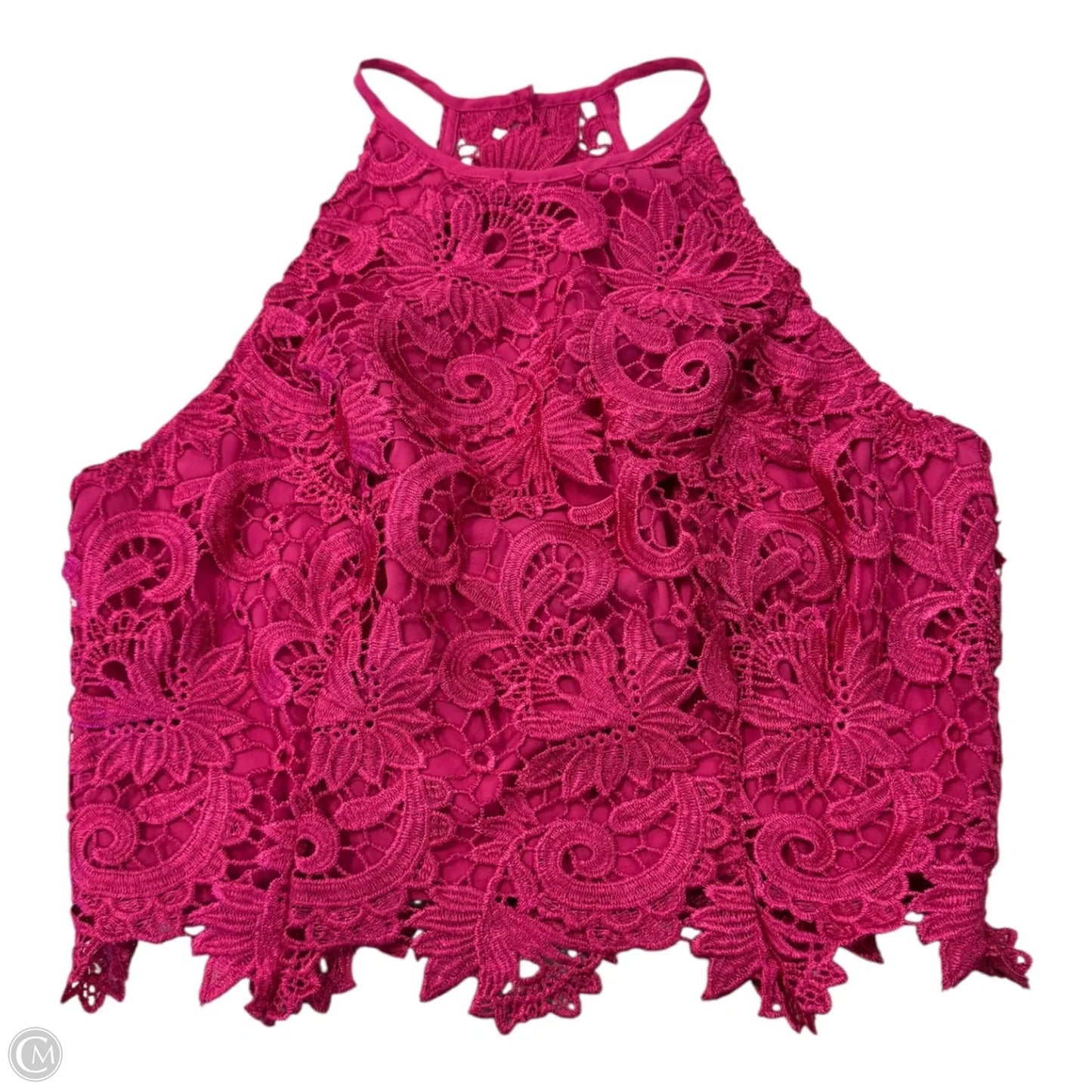 Top Sleeveless By Guess In Pink, Size: S