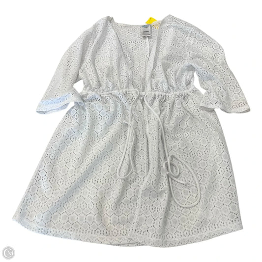 Swimwear Cover-up By Catalina In White, Size: 1x