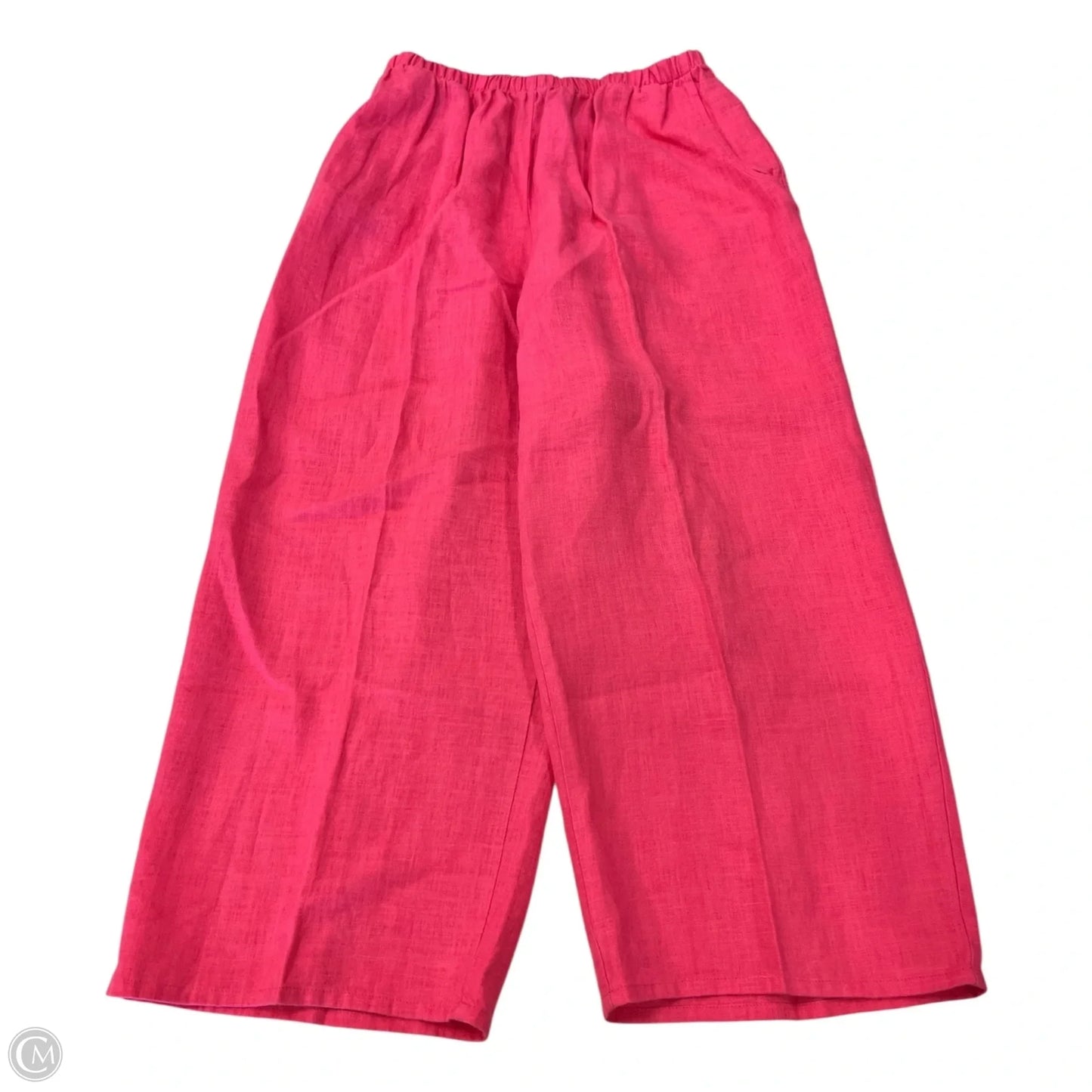 Pants Linen By Flax In Pink, Size: M