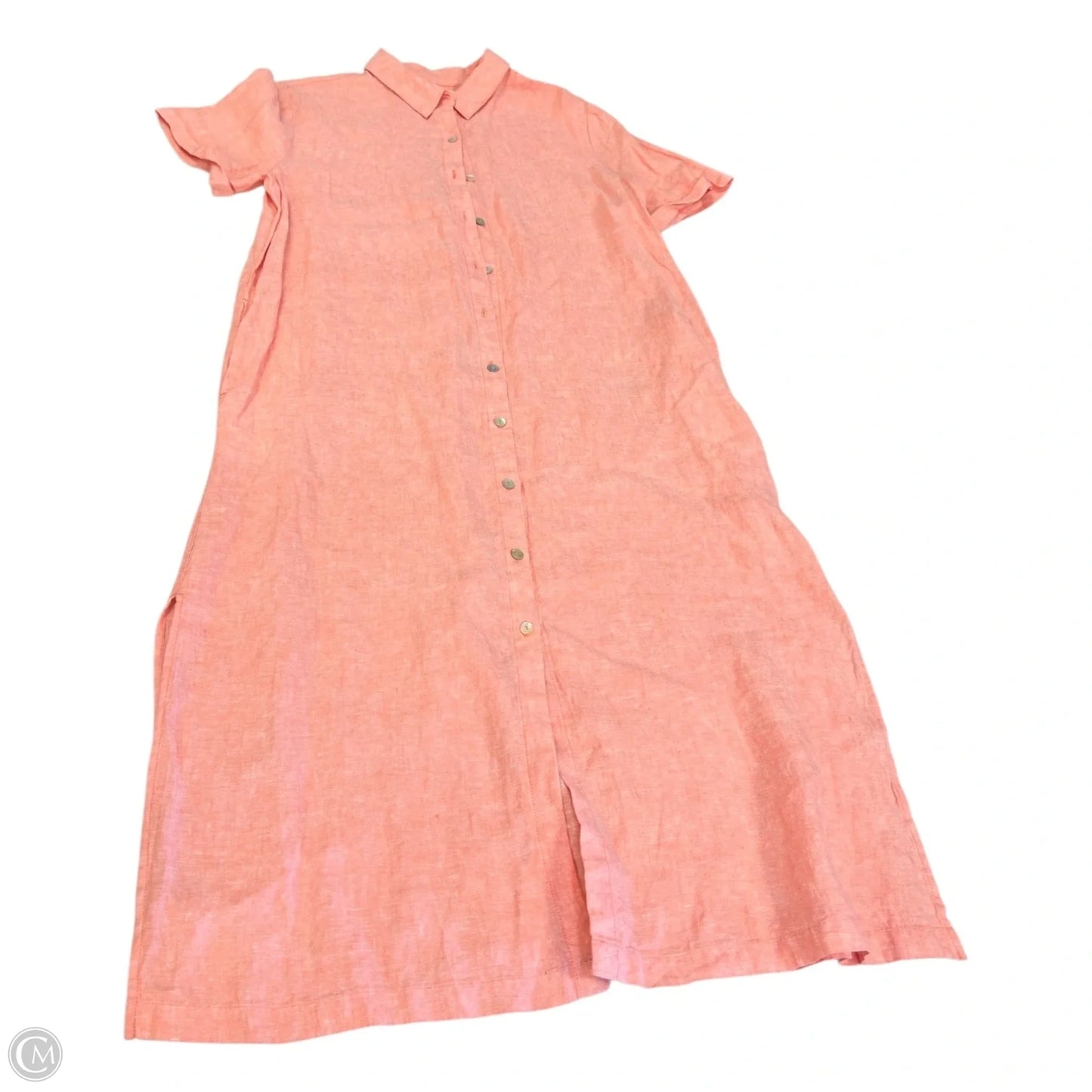 Dress Casual Maxi By C And C In Orange, Size: Xl