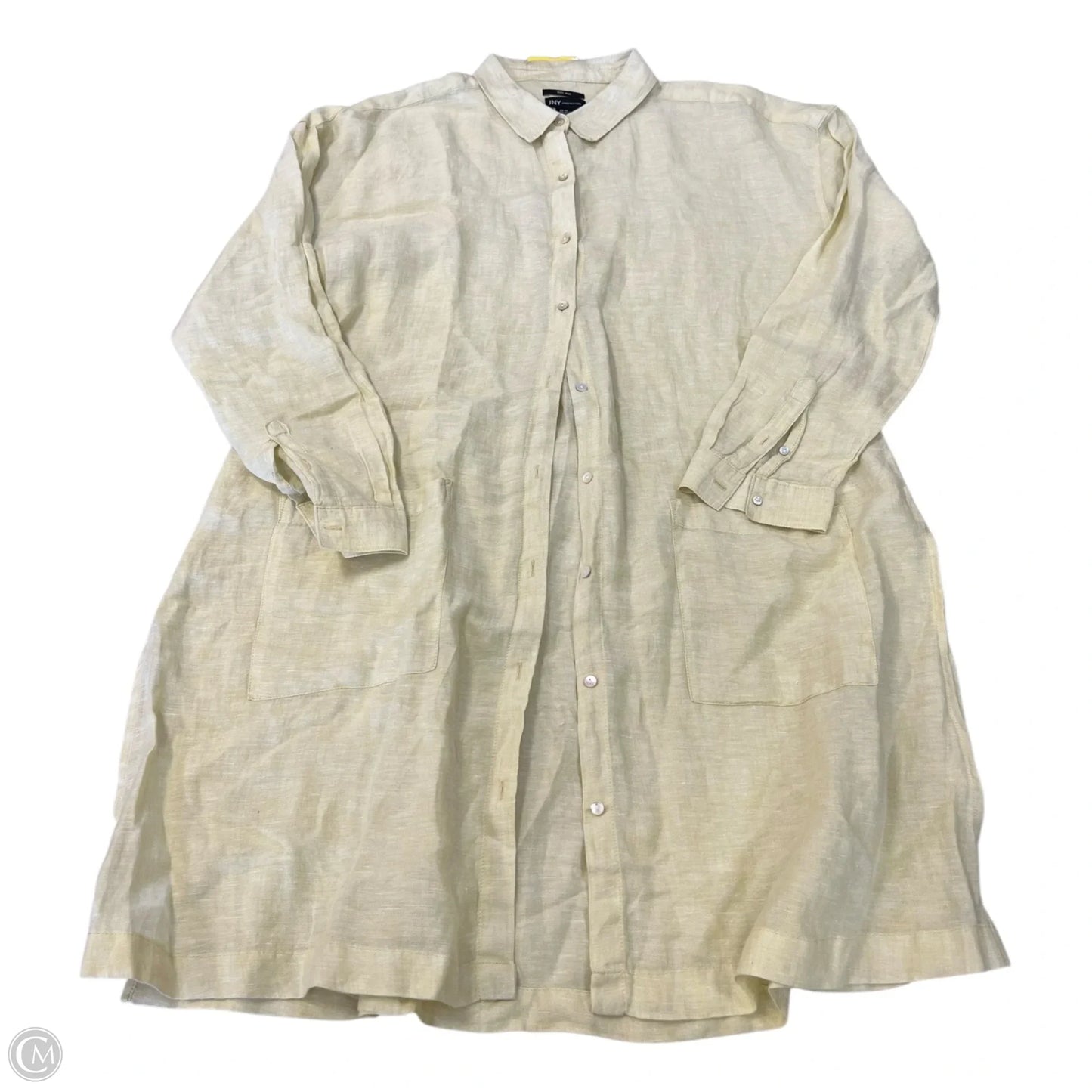 Dress Casual Short By Jones New York In Yellow, Size: Xl