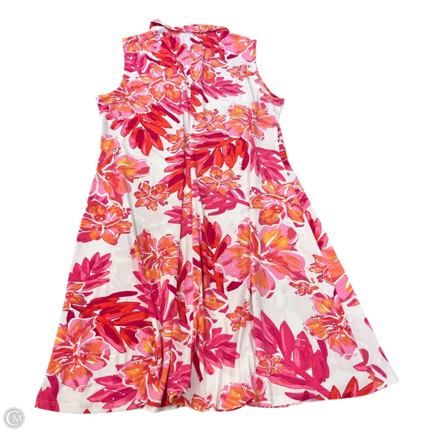 Dress Casual Short By Msk In Floral Print, Size: Xl