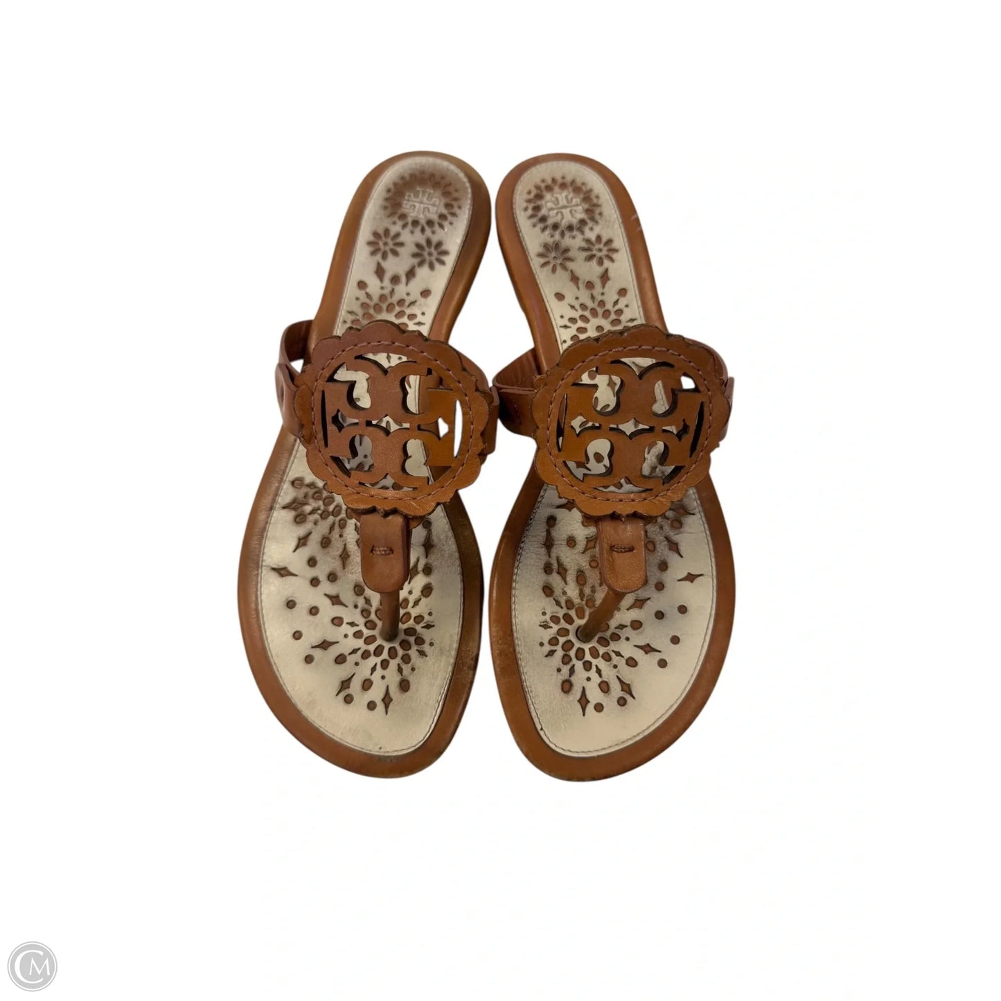Sandals Designer By Tory Burch In Tan, Size: 7.5