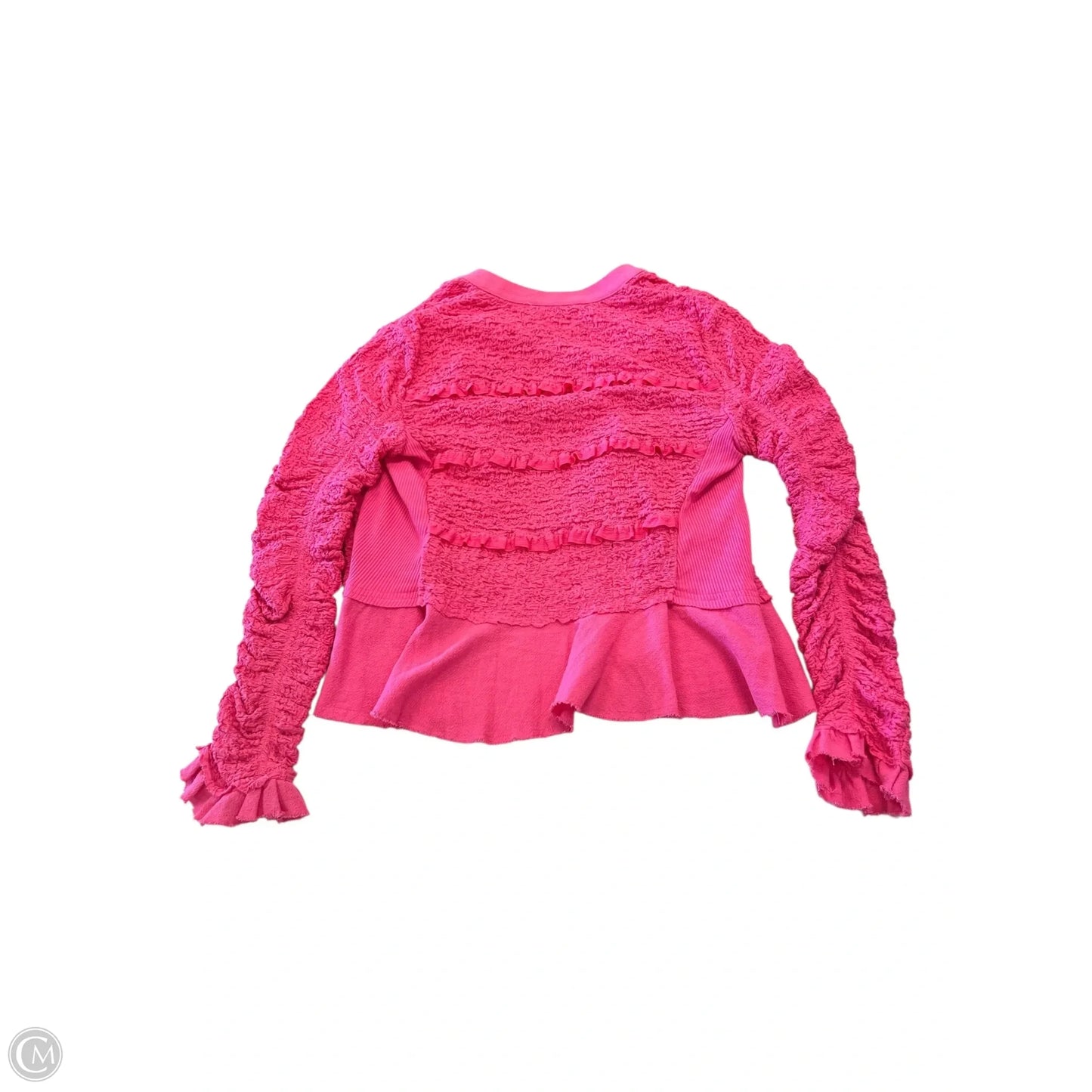 Jacket Shirt By Free People In Pink, Size: Xs
