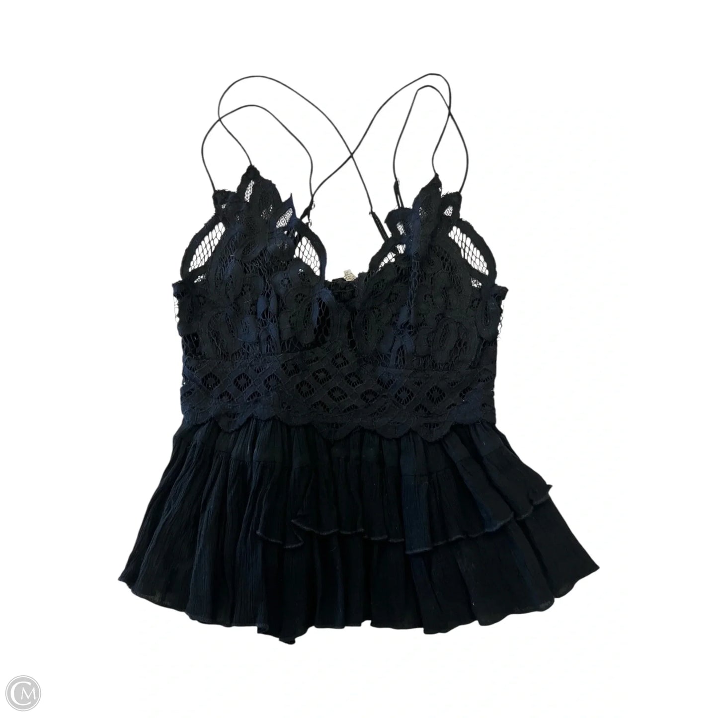Top Sleeveless By Free People In Black, Size: M