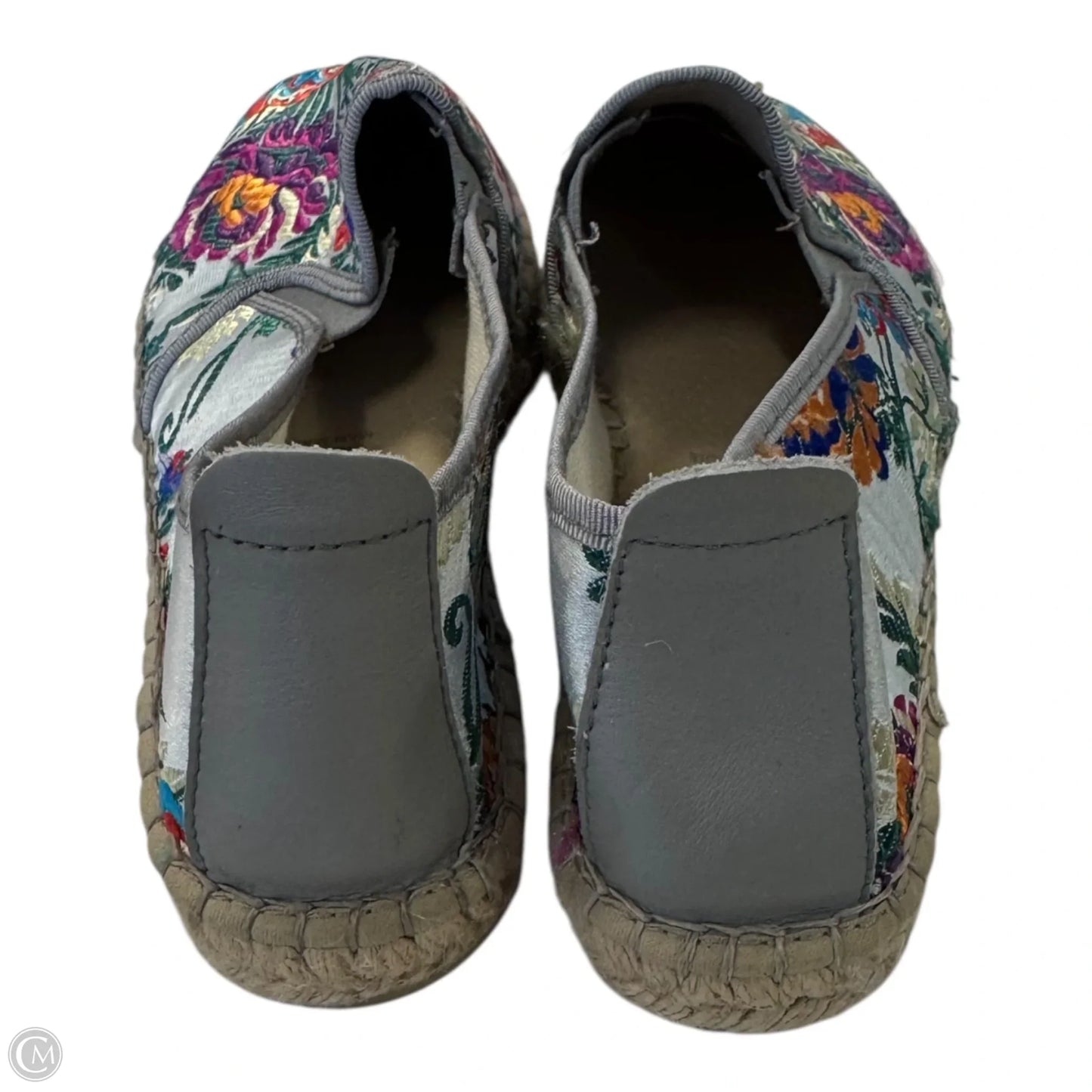 Shoes Flats By Clothes Mentor In Floral Print, Size: 7.5