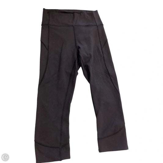 Athletic Capris By Lululemon In Black, Size: 6