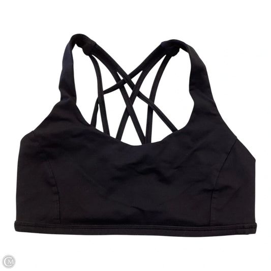 Athletic Bra By Lululemon In Black, Size: 4