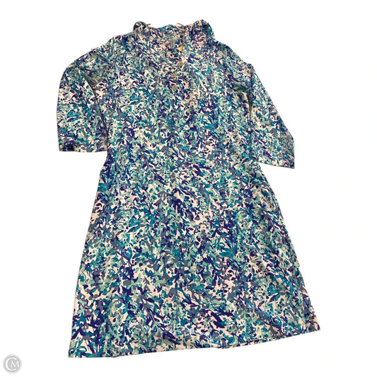 Dress Casual Short By Clothes Mentor In Blue & White, Size: Xs