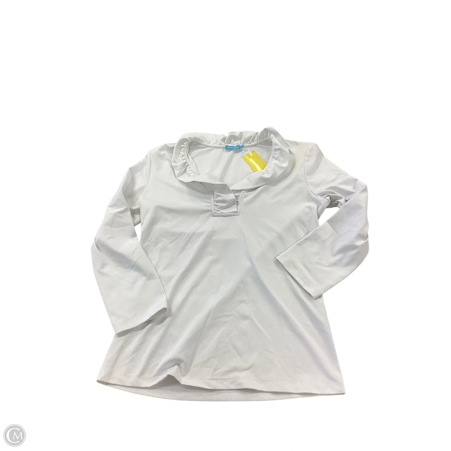 Top Long Sleeve By J Mclaughlin In White, Size: Xs