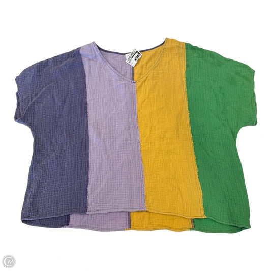 Top Short Sleeve By Anniewear In Multi-colored, Size: M