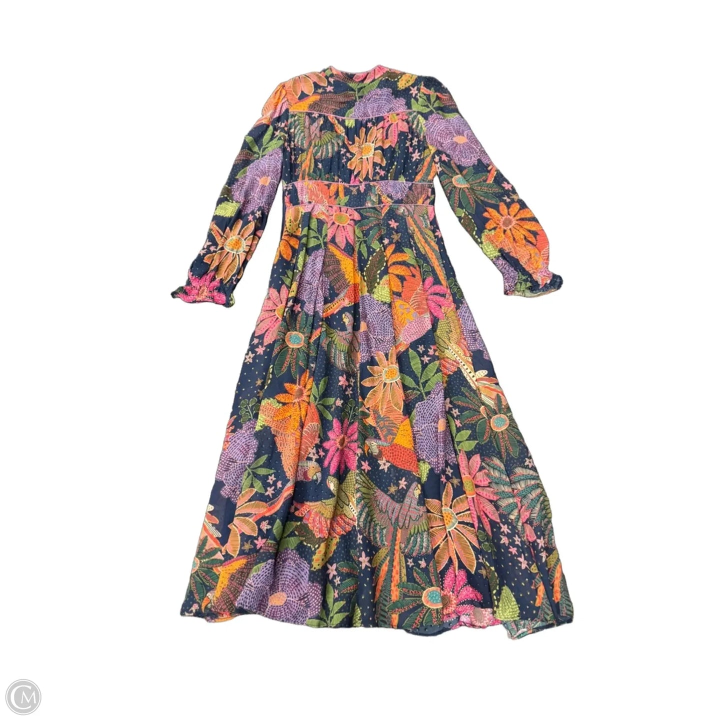 Dress Casual Maxi By Anthropologie In Floral Print, Size: S