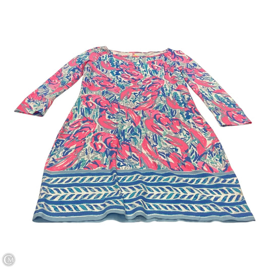 Dress Designer By Lilly Pulitzer In Blue & Pink, Size: Xs