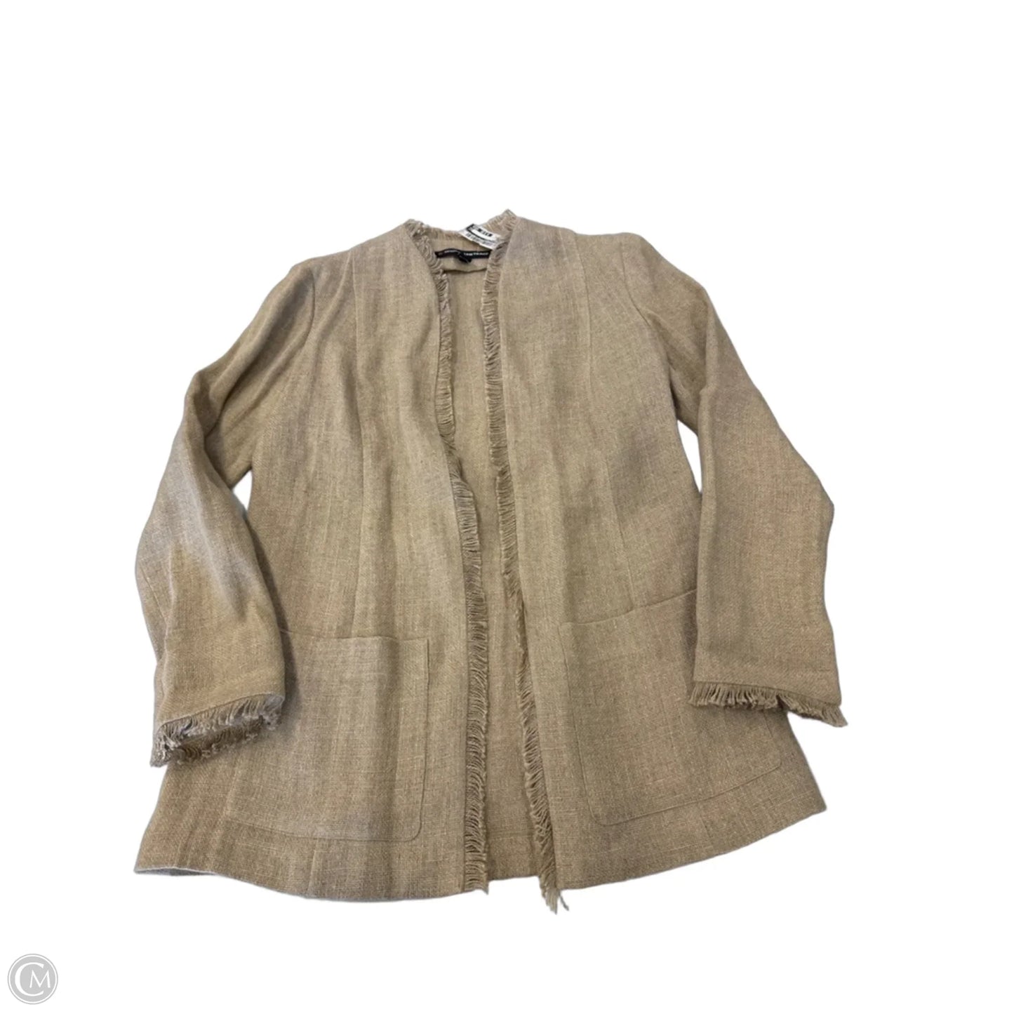 Blazer By Ellen Tracy In Beige, Size: 10