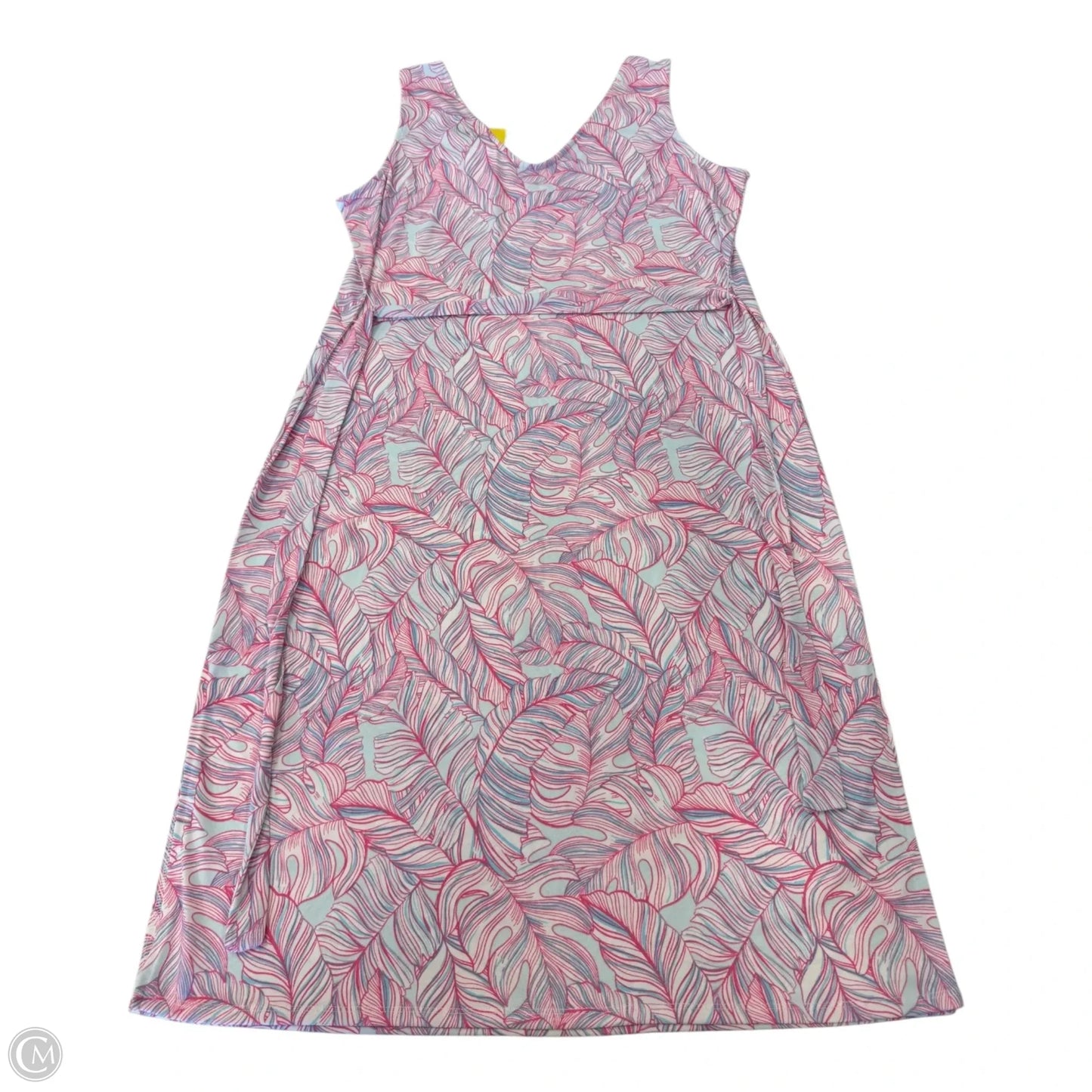 Dress Casual Short By Stella Parker In Blue & Pink, Size: L
