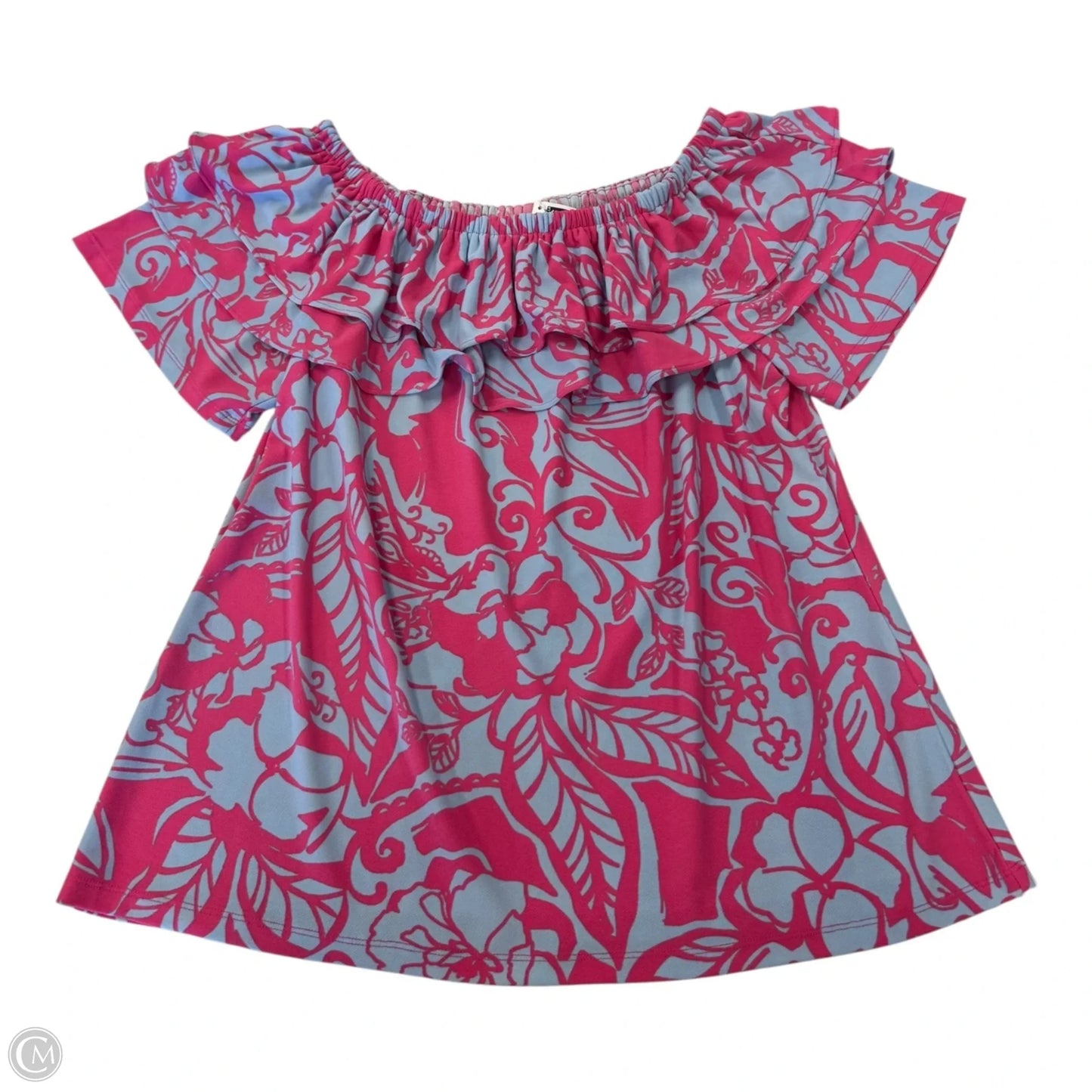 Top Sleeveless By Charter Club In Blue & Pink, Size: Xl