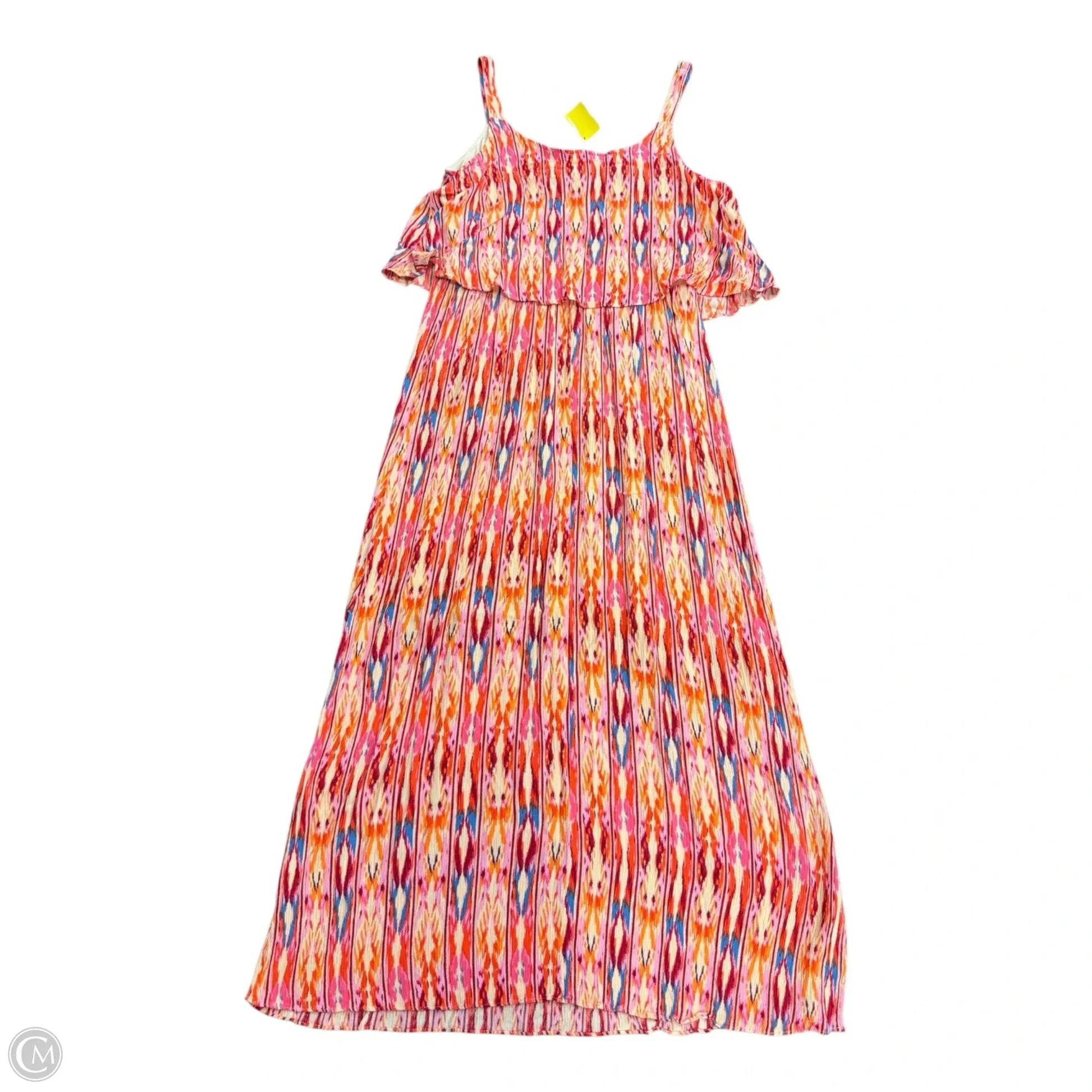 Dress Casual Maxi By Caribbean Joe In Striped Pattern, Size: M