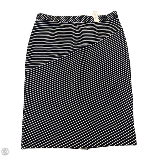 Skirt Midi By Banana Republic In Striped Pattern, Size: 16