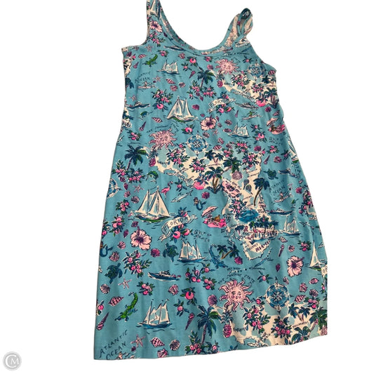 Dress Designer By Lilly Pulitzer In Tropical Print, Size: S