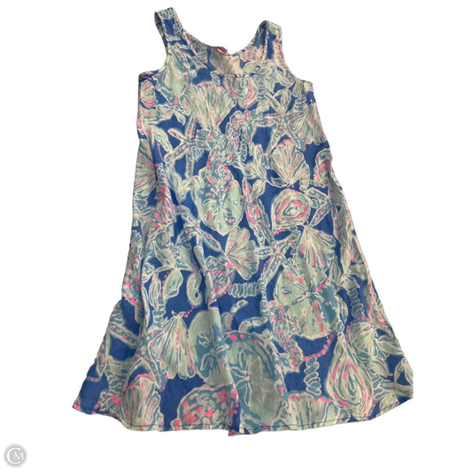 Dress Designer By Lilly Pulitzer In Blue & Pink, Size: S
