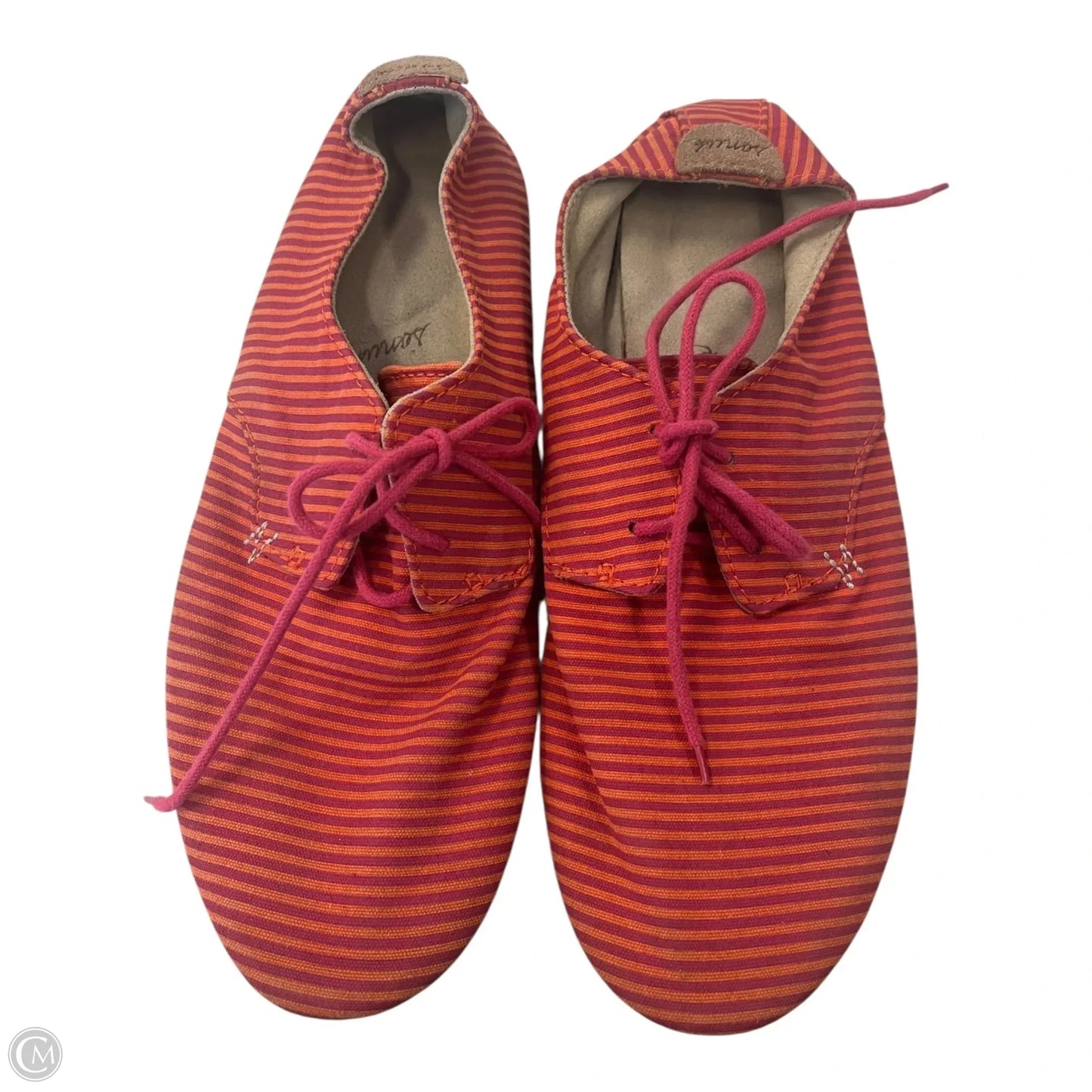 Shoes Flats By Sanuk In Striped Pattern, Size: 7.5