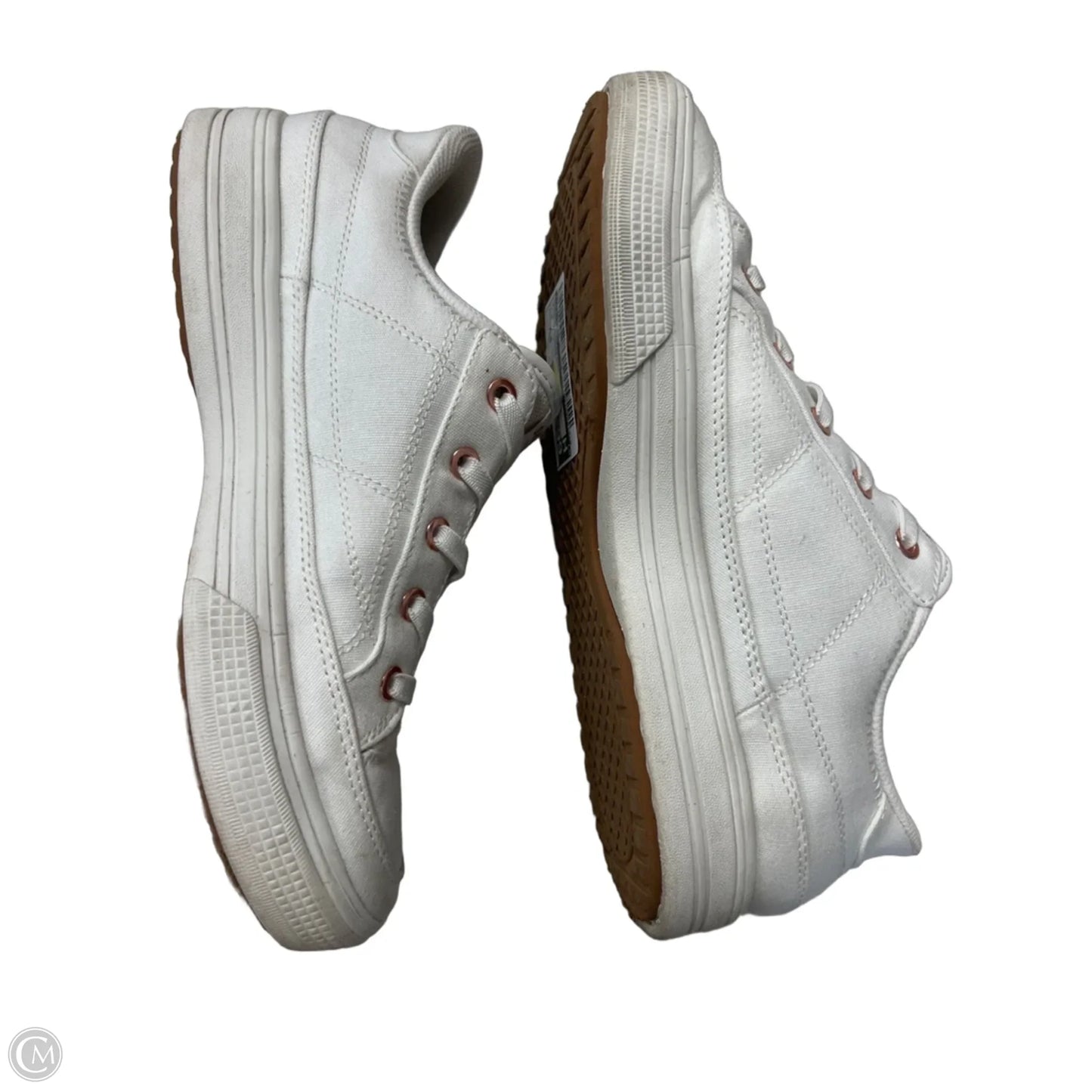 Shoes Sneakers By Skechers In Pink & White, Size: 7.5