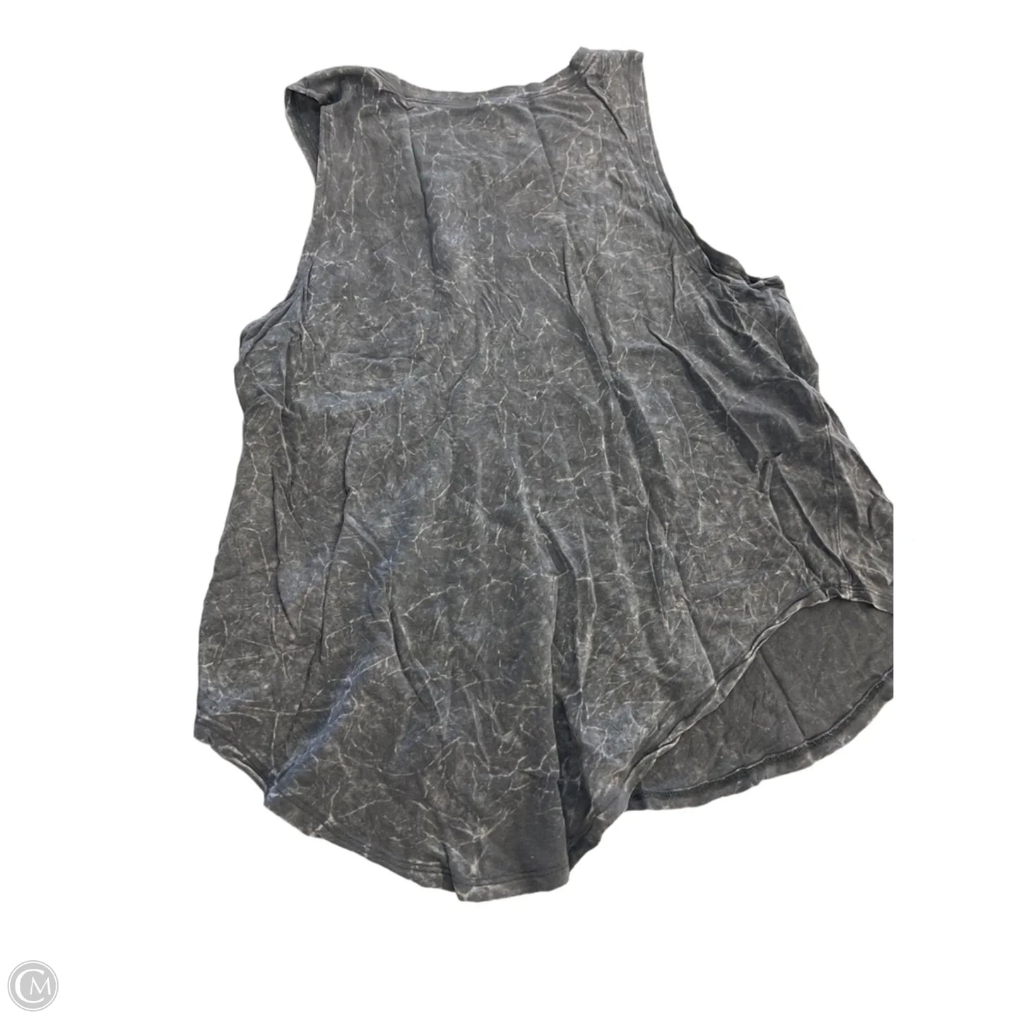 Top Sleeveless By Clothes Mentor In Grey & White, Size: S
