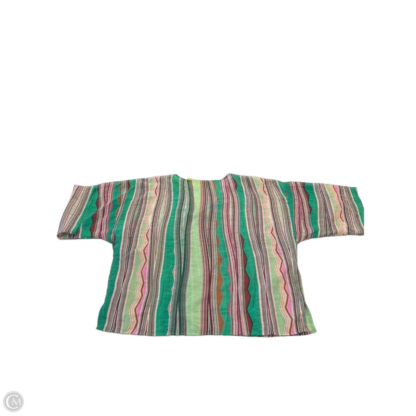 Top Short Sleeve By Betabrand In Green, Size: M