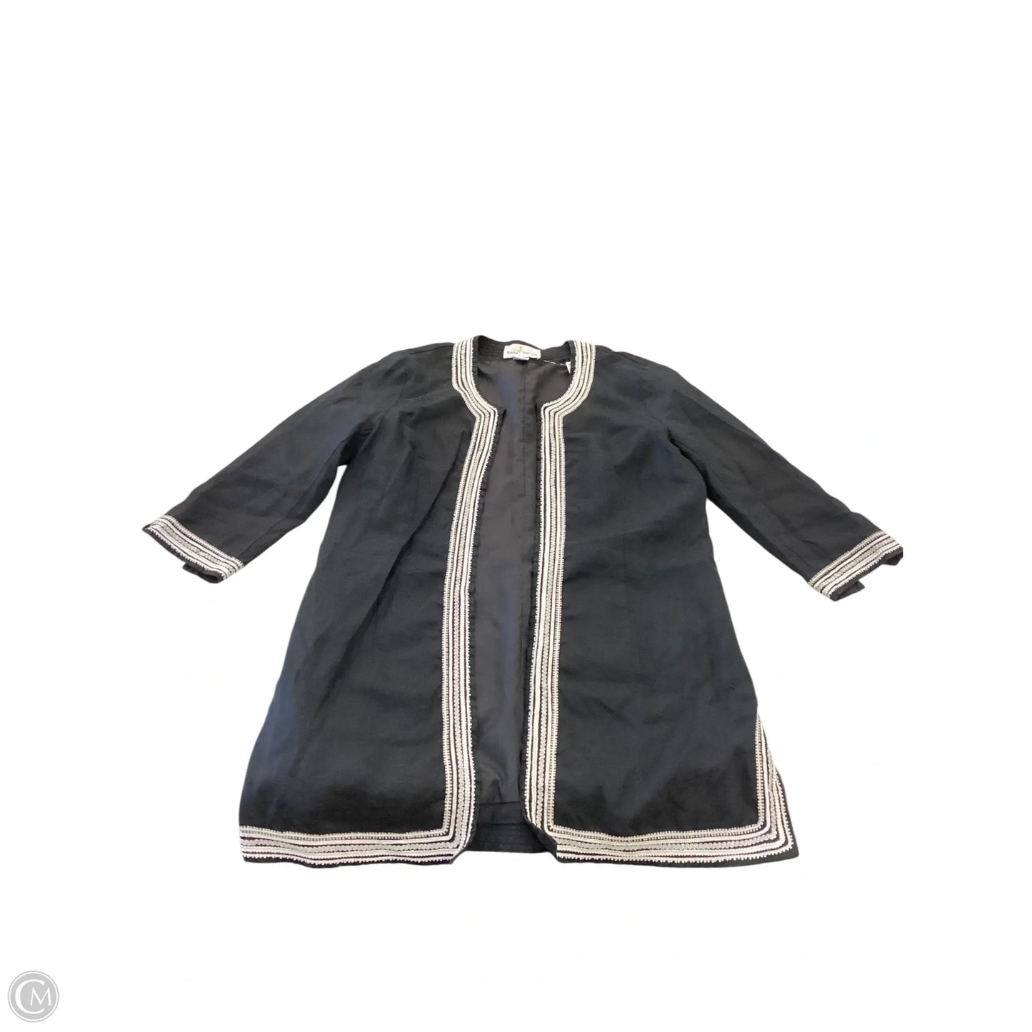 Blazer By Clothes Mentor In Black & White, Size: M