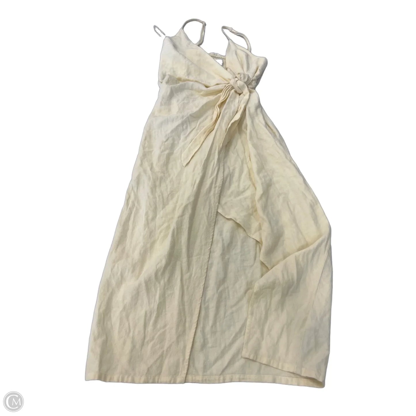 Dress Casual Midi By Urban Outfitters In Cream, Size: Sp