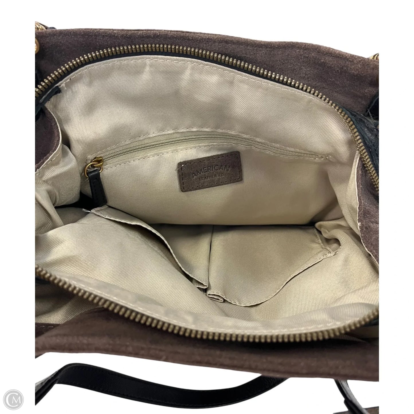 Crossbody Leather By American Leather Co, Size: Medium