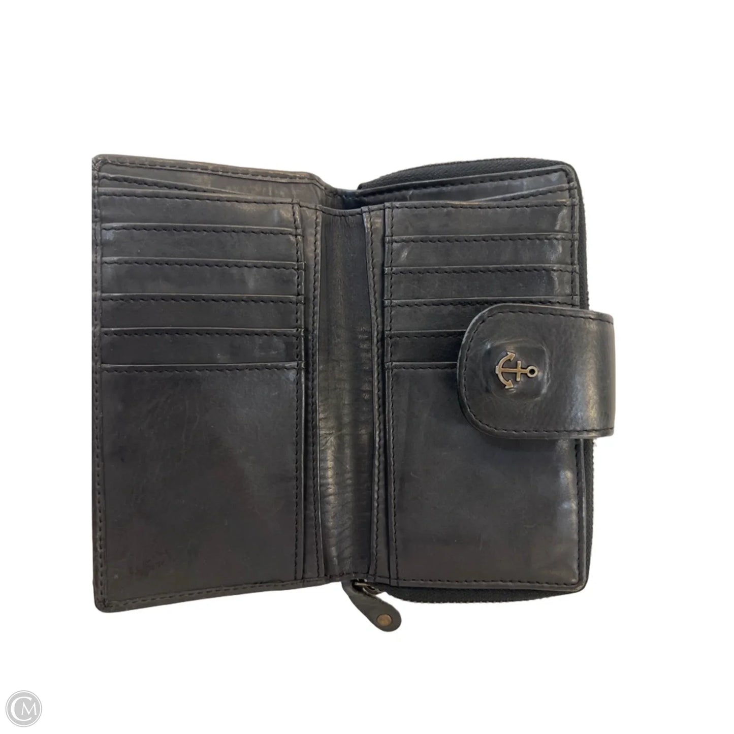 Wallet Leather By Clothes Mentor, Size: Small