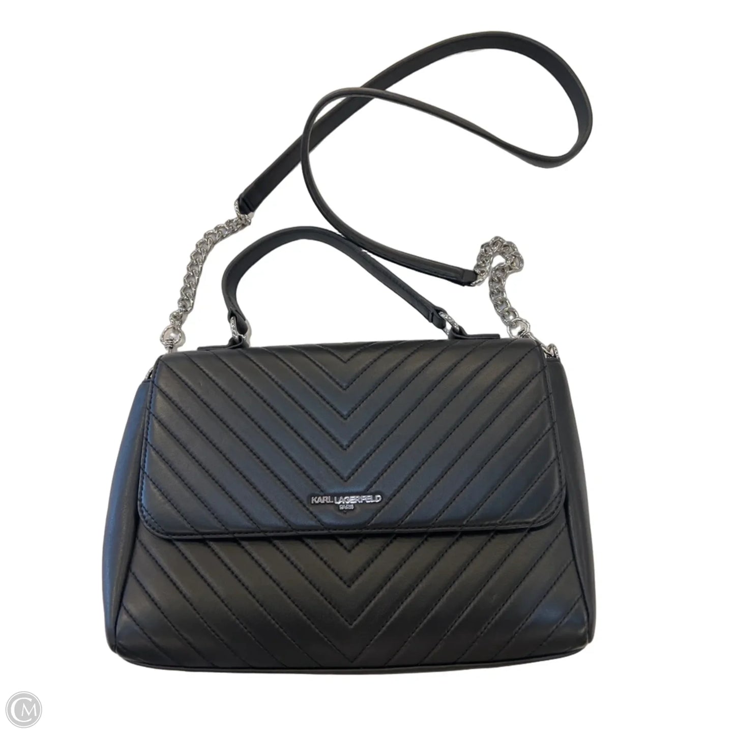 Crossbody Designer By Karl Lagerfeld, Size: Medium