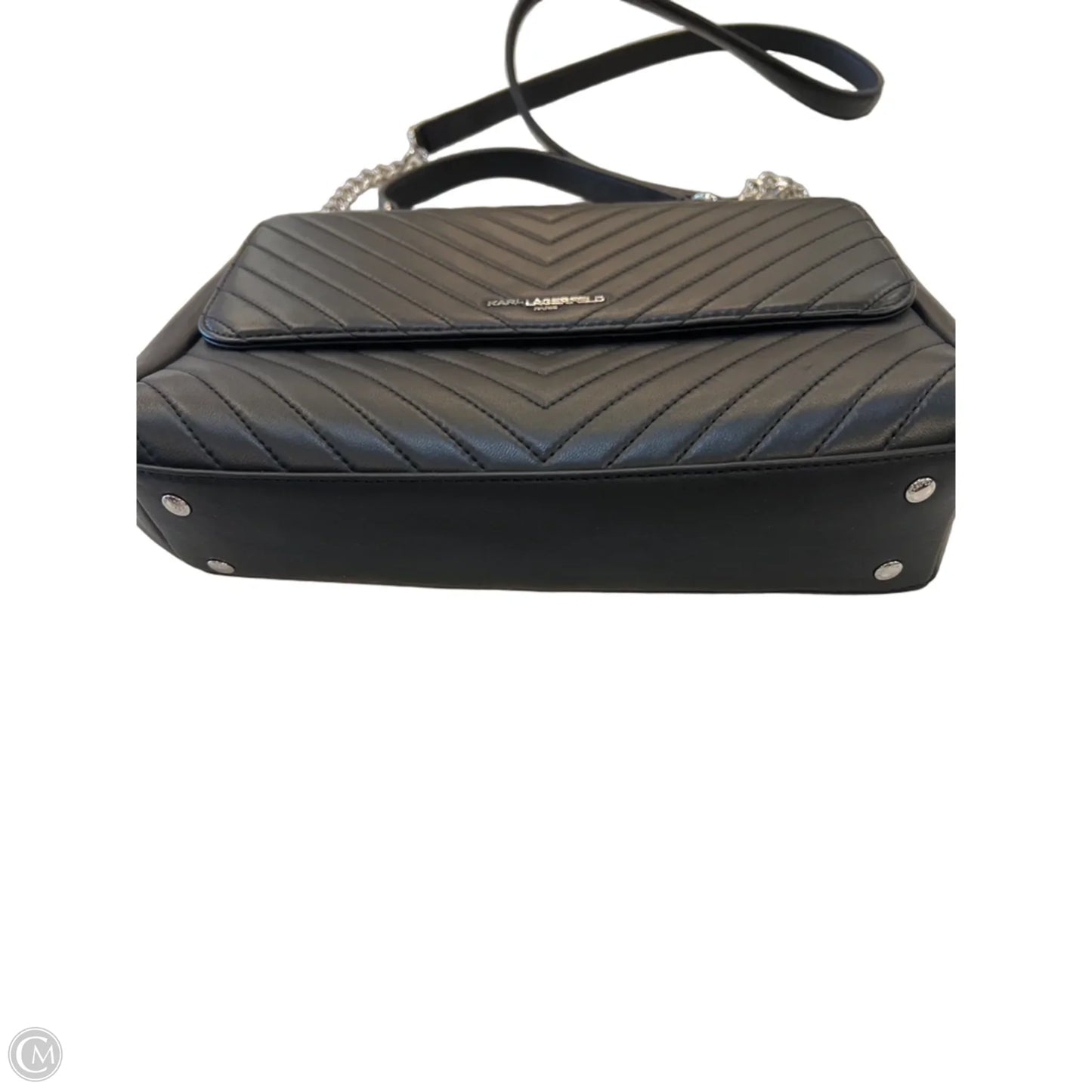 Crossbody Designer By Karl Lagerfeld, Size: Medium