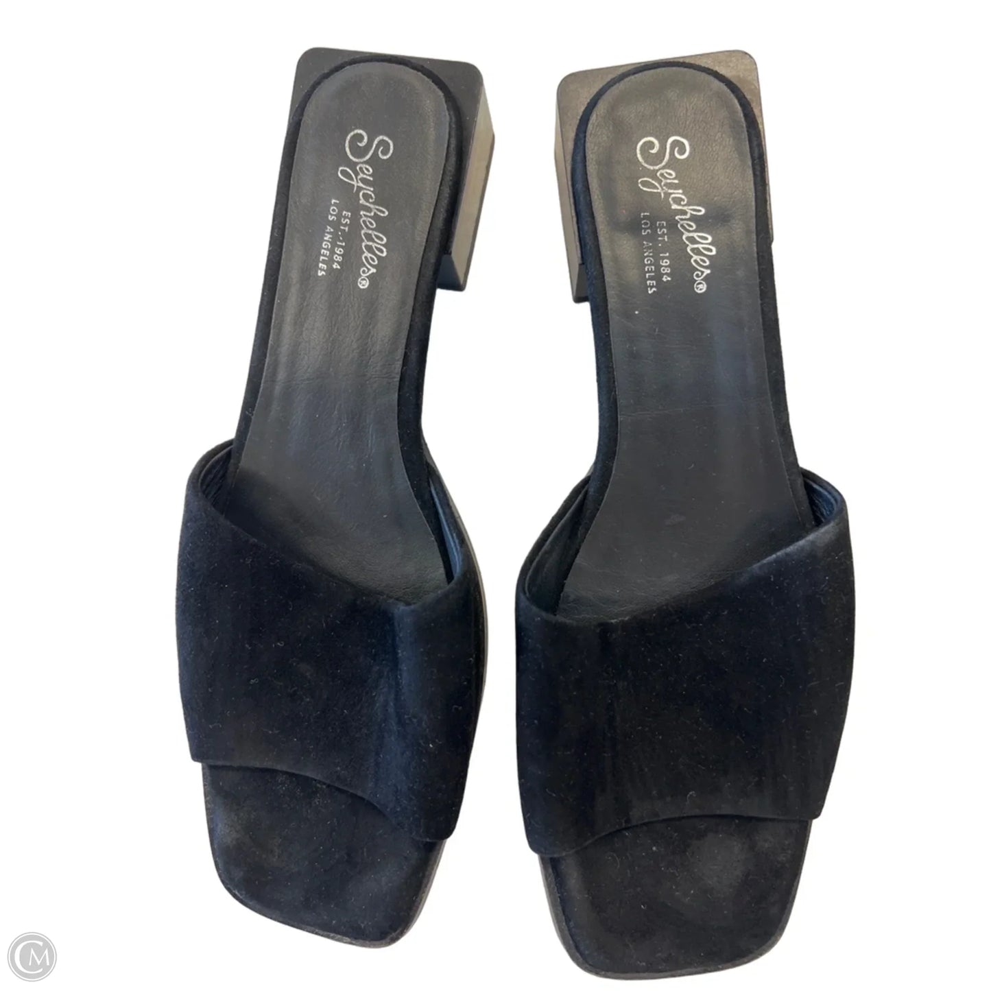Sandals Heels Kitten By Seychelles In Black, Size: 9.5