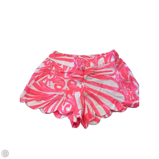 Shorts Designer By Lilly Pulitzer In Pink & White, Size: Xs